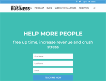 Tablet Screenshot of healthfit.biz